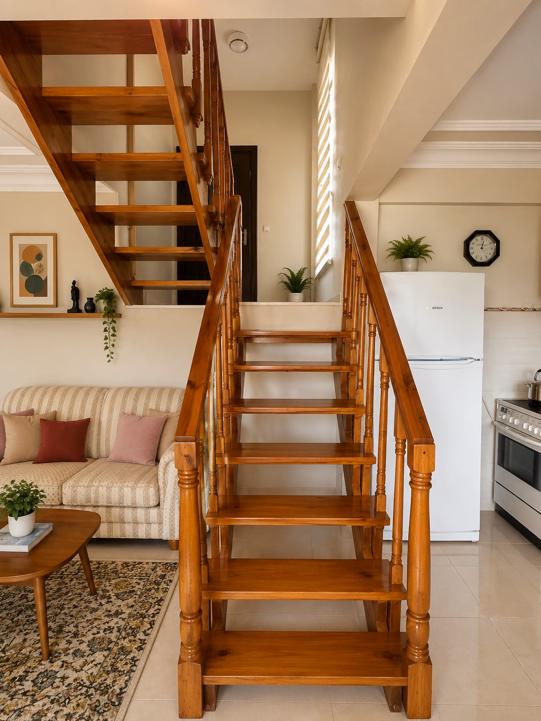 İğneada Özel Plajlı Sitede Satılık Yazlık İkiz Villa 4+1 · Merdiven ve kat holleri · fotoğraf 1